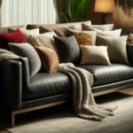 best cushions for a leather sofa